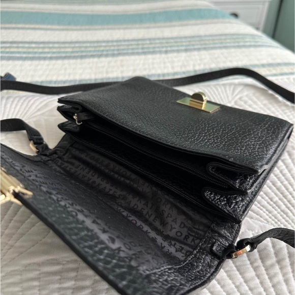 Kate Spade Black Pebbled Leather Crossbody Bag - Picture 2 of 2